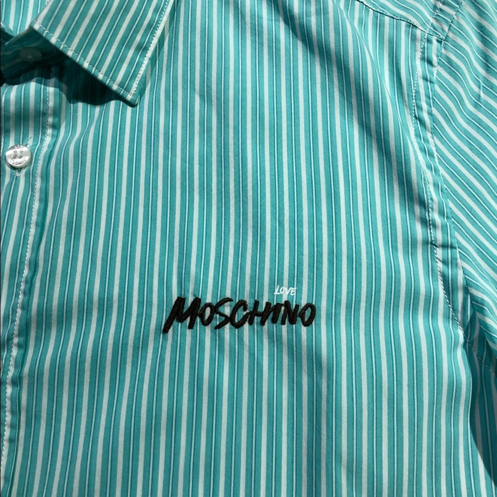 MOSCHINO MEN’S SHORT SLEEVE SHIRT - Picture 6 of 6